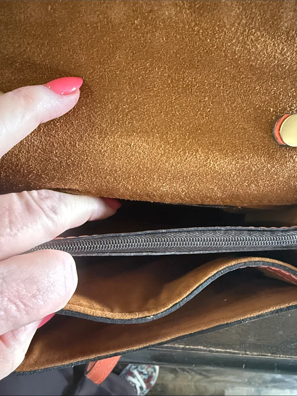 Patricia Nash Embossed Leather Crossbody Bag with Matching Wallet